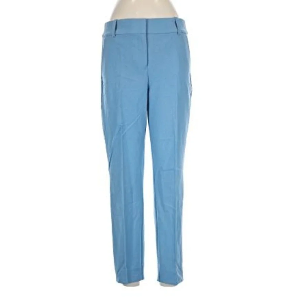 J. Crew Mercantile -1326 NWT Womens Blue Slim Ankle Pants‎ J5292 Size 8